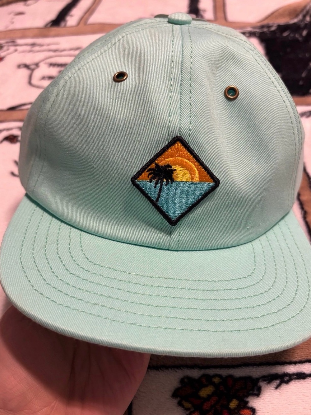 George Mint Green Baseball Cap